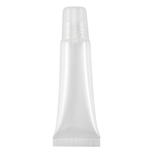 100 tubos de brillo labial de 10 ml, envases vacíos transparentes para loción, para cosméticos, boca oblicua.