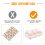 Portable Camping Shockproof and Leakproof 6 Eggs Carrier Container Case Holder Egg Storage Box 6