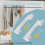 2Pack Ironing Board Hanger,Wall Mounted Holder for Laundry Rooms (White) 4