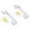 2Pack Ironing Board Hanger,Wall Mounted Holder for Laundry Rooms (White) 3
