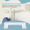 2Pack Ironing Board Hanger,Wall Mounted Holder for Laundry Rooms (White) 5