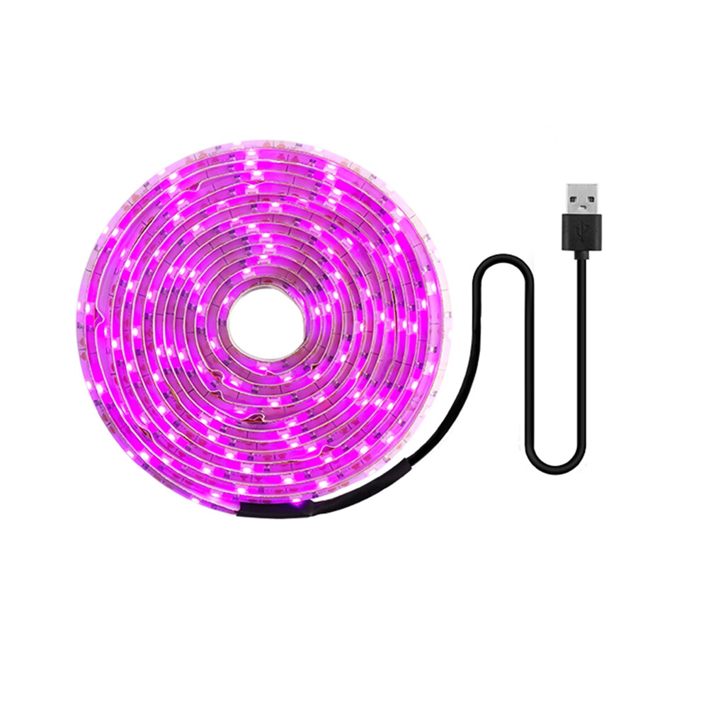Exogio Led Grow Full Spectrum 5V Usb Strip 2835 Phyto Lamps For Plants Greenhouse Hydroponic Growing 100Cm Light