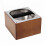 Kaffee Knock Box Edelstahl Holz Boden Container Rückstand Eimer Mahlen Abfall Bin 7