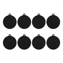8 alfombrillas protectoras de silicona para cocina de inducción, redondas, aislantes del calor, de 22 cm
