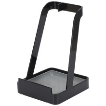 Soporte para tapa de olla, organizador de cocina, soporte para cuchara, soporte de acero inoxidable, utensilios de cocina, negro
