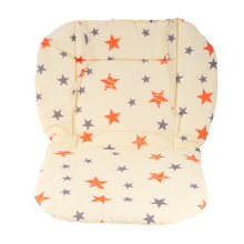 Coussin de siège de poussette pour bébé, coussin de chaise haute universel, tapis de doublure en coton doux, housse d'alimentation