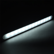 Wireless LED Wall Reading Light Stick on Bunk Dimmable Contact Lights Headboard Adhesive Lamp for Makeup Mirror - White