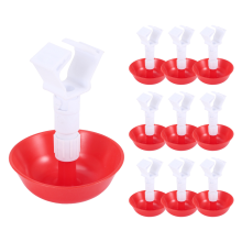 10 bebederos colgantes para aves de corral, pollos y pollitos, bebederos automáticos para aves, accesorios de granja.