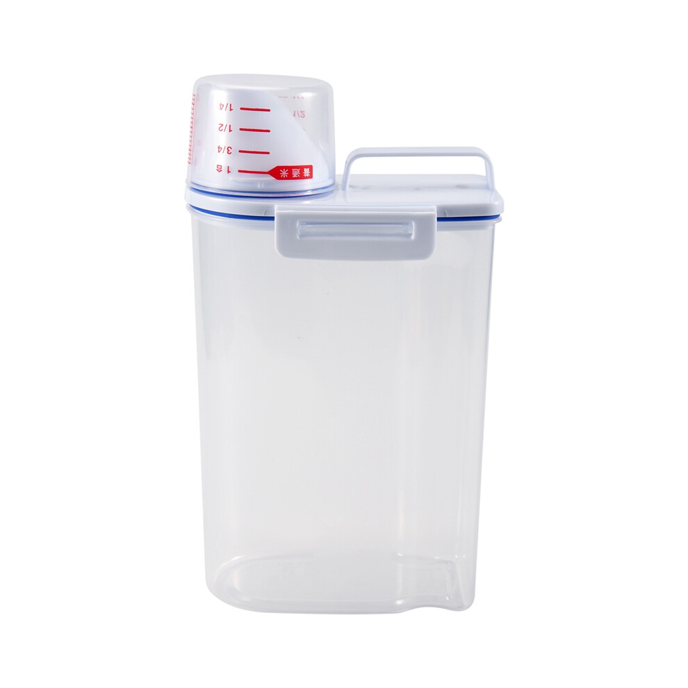 Photos - Other Office Equipment Rice Cereal Container Storage - Airtight Dry Food Plastic Small Dispenser with Measuring Cup