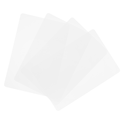 Transparent Kitchen Mat,Coffee Table Mat,Table Protector,Waterproof Placemats,Worktop Saver,Placemat Set 4 Pieces 1