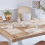 Transparent Kitchen Mat,Coffee Table Mat,Table Protector,Waterproof Placemats,Worktop Saver,Placemat Set 4 Pieces 6