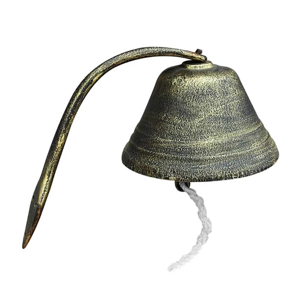 1Pcs Big Vintage Cast Iron Doorbell Bell Wrought Wall Decoration Pendant Home Garden Porch Rattle 4853021784284