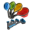 Foldable Silicone Measuring Cups and Spoons Set, for Cooking Baking Dosing Aid 2
