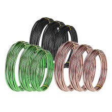 9 rouleaux de fil de bonsaï, fil de formation pour arbres, aluminium anodisé pour arbres bonzaï d'intérieur