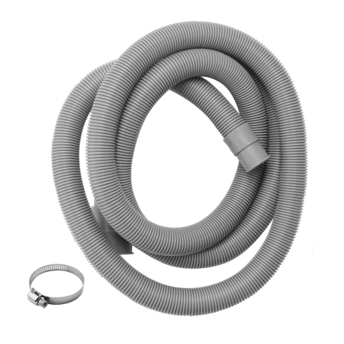 Drain Hose Extension Set Universal Washing Machine 6.5Ft, Include Hoses Clamps 2