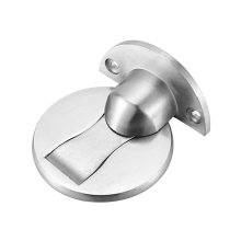 Butée de porte magnétique à fixation au sol - Butée magnétique, les aimants maintiennent la porte ouverte (argent)