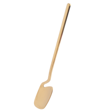 Cucharas de café, 6 cucharas para espresso, cucharas pequeñas de acero inoxidable de 5.6 pulgadas, cucharillas pequeñas (doradas)