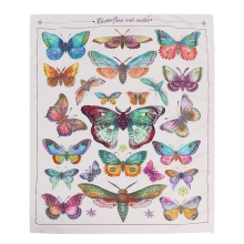 Schmetterlings-Wandteppich, Vintage-Stil, Beige, vertikale Wandteppiche, ästhetische Wandbehang-Dekorationen für Zimmer, 71,1 x 96,5 cm