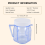 For Blender Replacement Parts, 4937 Mini Osterizer Jar Accessory, Cup Plastic Jars with Lids (1 Pack) 7