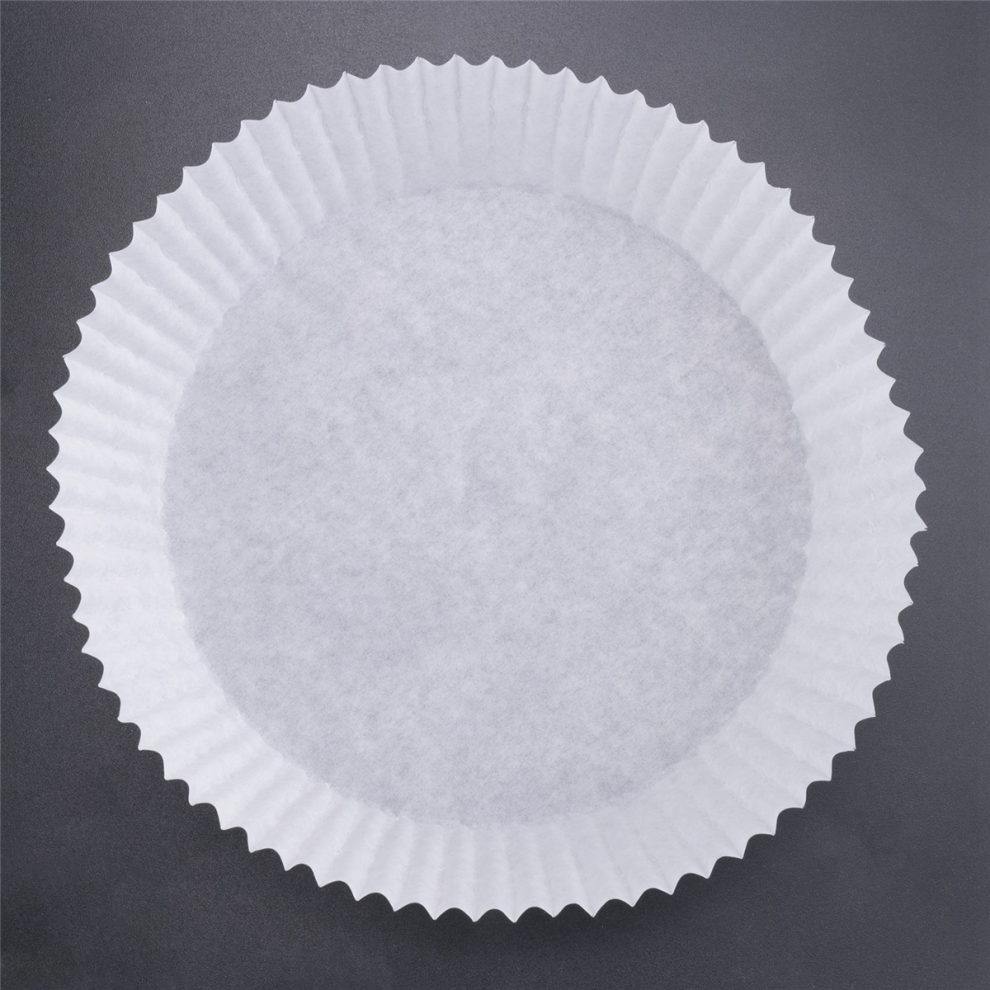 100Pcs Air Fryer Parchment Paper Liners Non-Stick Disposable Basket Unperforated Round Paper(White) White 4853021797215