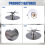 Blender Blade Replacement for Pro 1200 Accessories Parts A 8