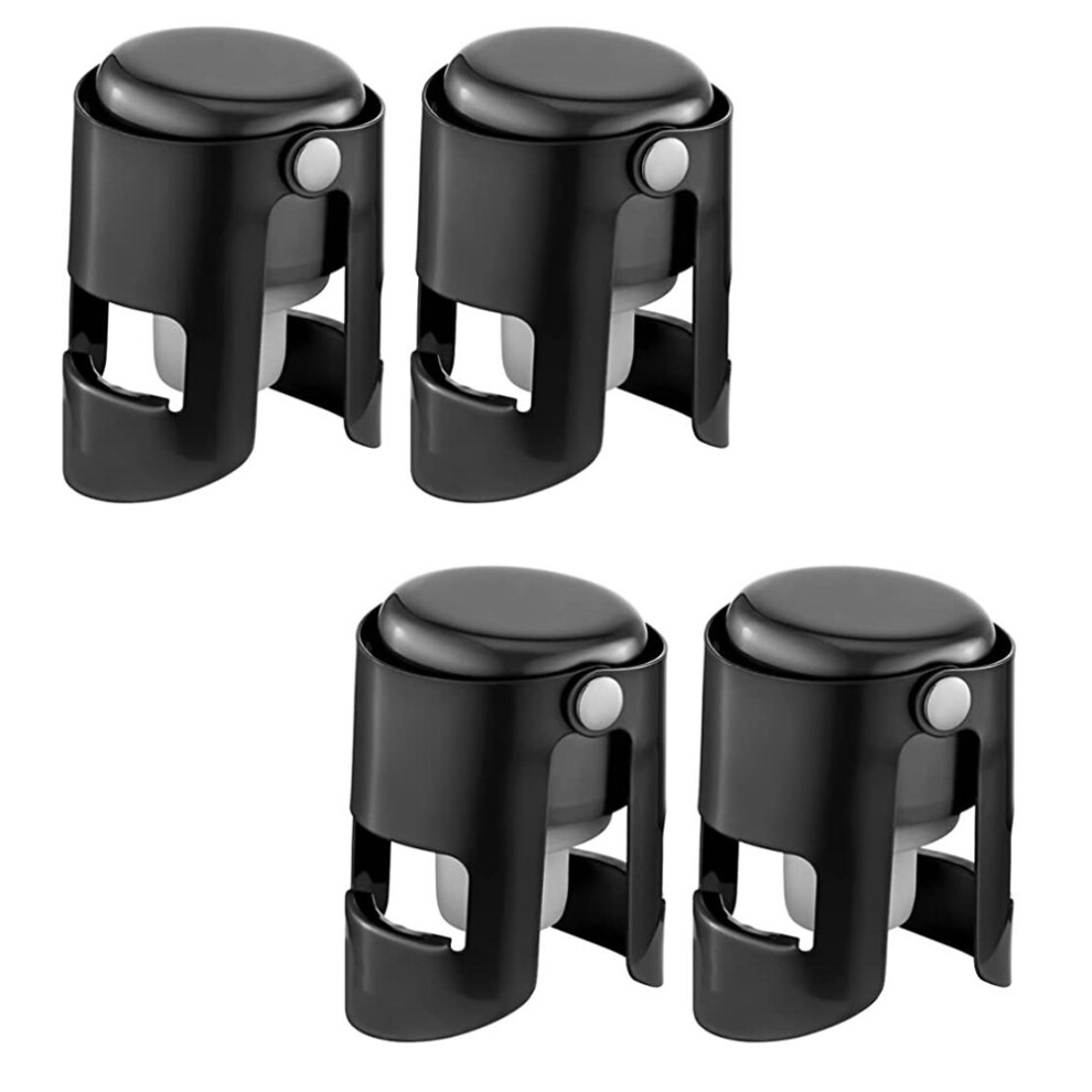 4Er-Pack Champagner-Stopfen, Flaschenverschluss FüR Vakuumversiegelten Wein-image