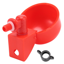 6PCS Chicken Watering Cup Automatic Filling Waterer Poultry Drinking Bowl Thread Feeder for