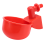 6PCS Chicken Watering Cup Automatic Filling Waterer Poultry Drinking Bowl Thread Feeder for 4