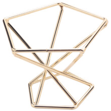 3 Stück Geometrischer Luftpflanzenhalter Luftpflanzenständer Metallpflanzenständer Pflanzregale Himmeli Decor Tillandsia Container