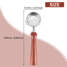 51MM Coffee Bottomless Portafilter Espresso Machine Handle Basket Tools for EC680/EC685, A