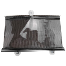 Cortinas enrollables opacas con ventosa para sala de estar, cocina, oficina, ventana de coche, con perforaciones gratis