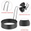6 Pack Egg Ring, Stainless Steel Round Non-Stick Frying Maker Molds 2