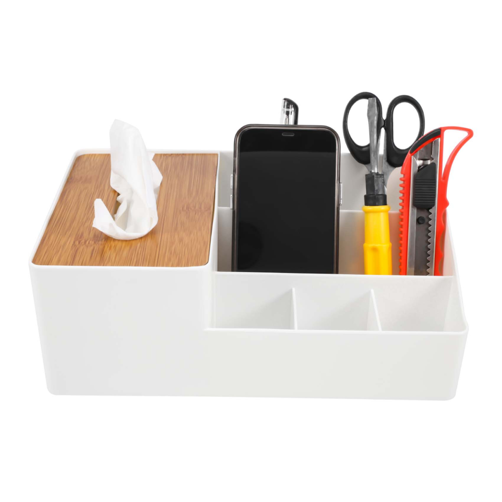 Office Desktop Stationery Storage Tissue Box Household Pp Material Cosmetics Exogio