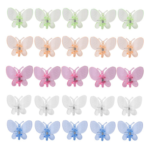 Clip per orchidee, 30 pezzi, supporto per piante a farfalla, per fiori 2