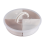 4-Compartment Vegetable Tray Snack Storage Box with Lid Fruit Bowl 1