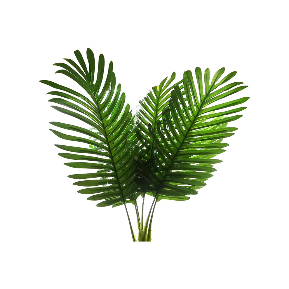 Exogio 5 Pack Artificial Palm Plants Leaves Faux Turtle Leaf Tropical Tree Imitation