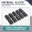 Wire Shelf Clips 1 Inch-Wire Shelving Lock for System 100 Pack 8