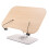 Book Stand for Reading, Adjustable Bracket with 360 Rotating Base & Page Clips, Foldable Desktop 10
