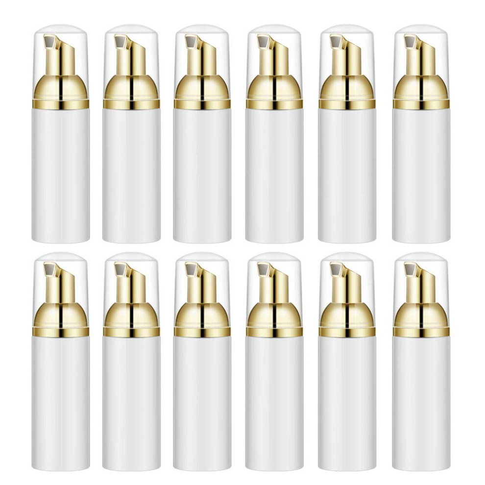 50Ml Empty Bottles Travel Soap Plastic Foam Dispenser Pump Dispensers Cleaning,Travel 12Pcs Exogio