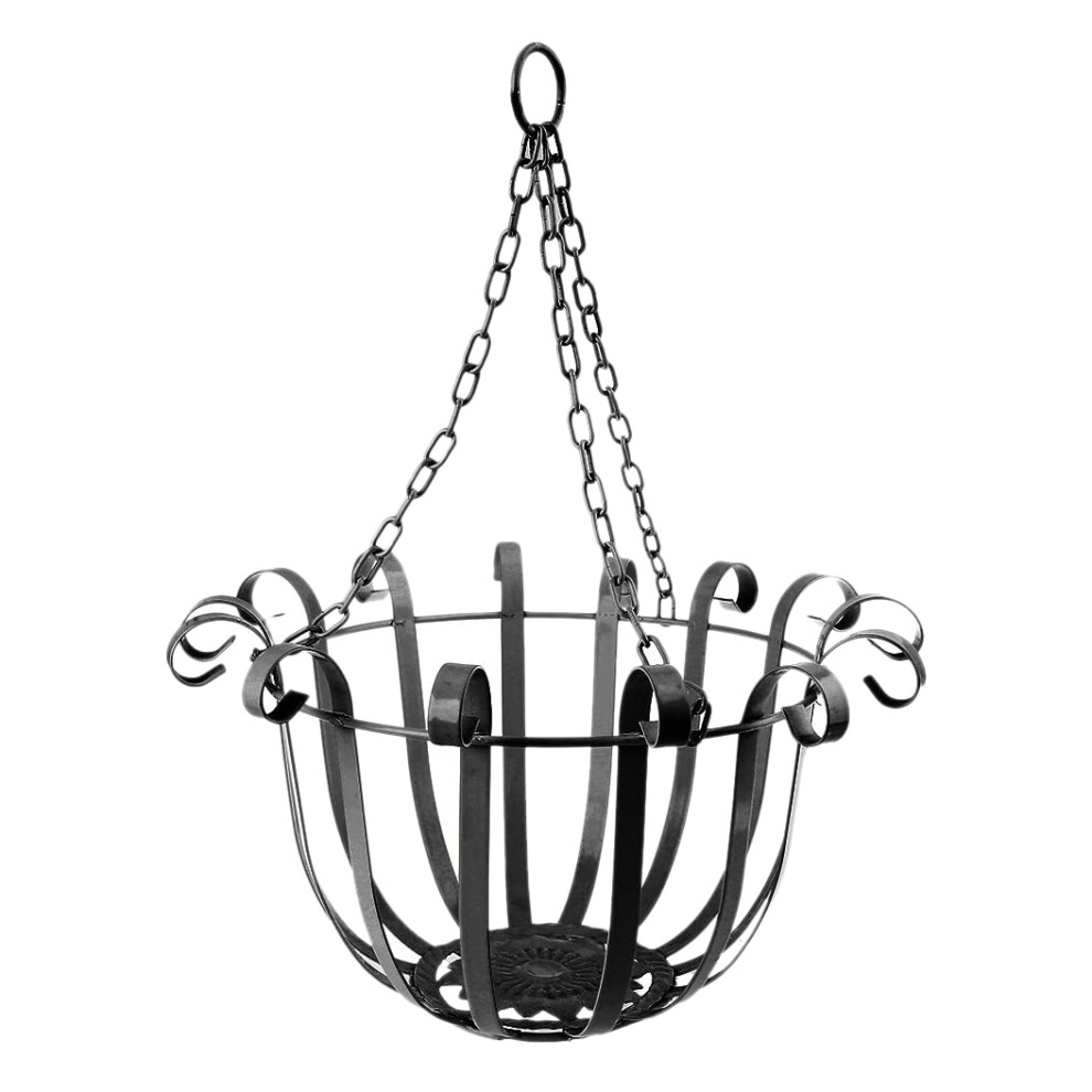 Exogio European Style Wall Hanging Flower Pot Support Bracket Hook Iron Hanger Plants Holder Balcony Home Decor