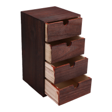 Holzkiste Aufbewahrungsschublade Kommode Schmuck Kosmetik Organizer Büro Home Dekoration C