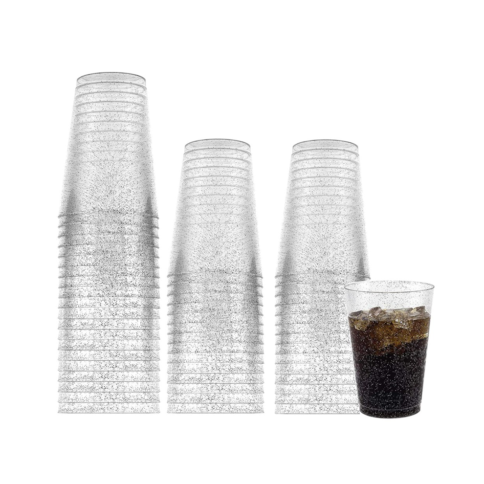 Kunststoff-SektflöTen, CocktailgläSer, GläSer, Wein, Wiederverwendbare Partybecher FüR Den Garten-image