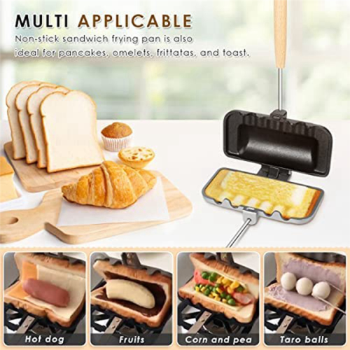 Sandwichmaker, Hundetoaster, doppelseitige Backform, doppelseitiger Grillkäse-Maker 2