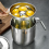 Egg Separator, Stainless Steel Yolk White Separator Tool With Cover, Separates Multiple Eggs 4