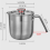 Egg Separator, Stainless Steel Yolk White Separator Tool With Cover, Separates Multiple Eggs 7
