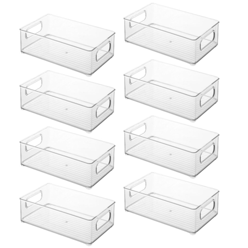 Fridge Storage Organizer, Stackable Organizer - Clear Free for Refrigerator, Freezer and Kitchen