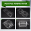 100Pcs Single Individual Cake Boxes Dessert Containers Cheesecake Stackable Square Clear Food 10