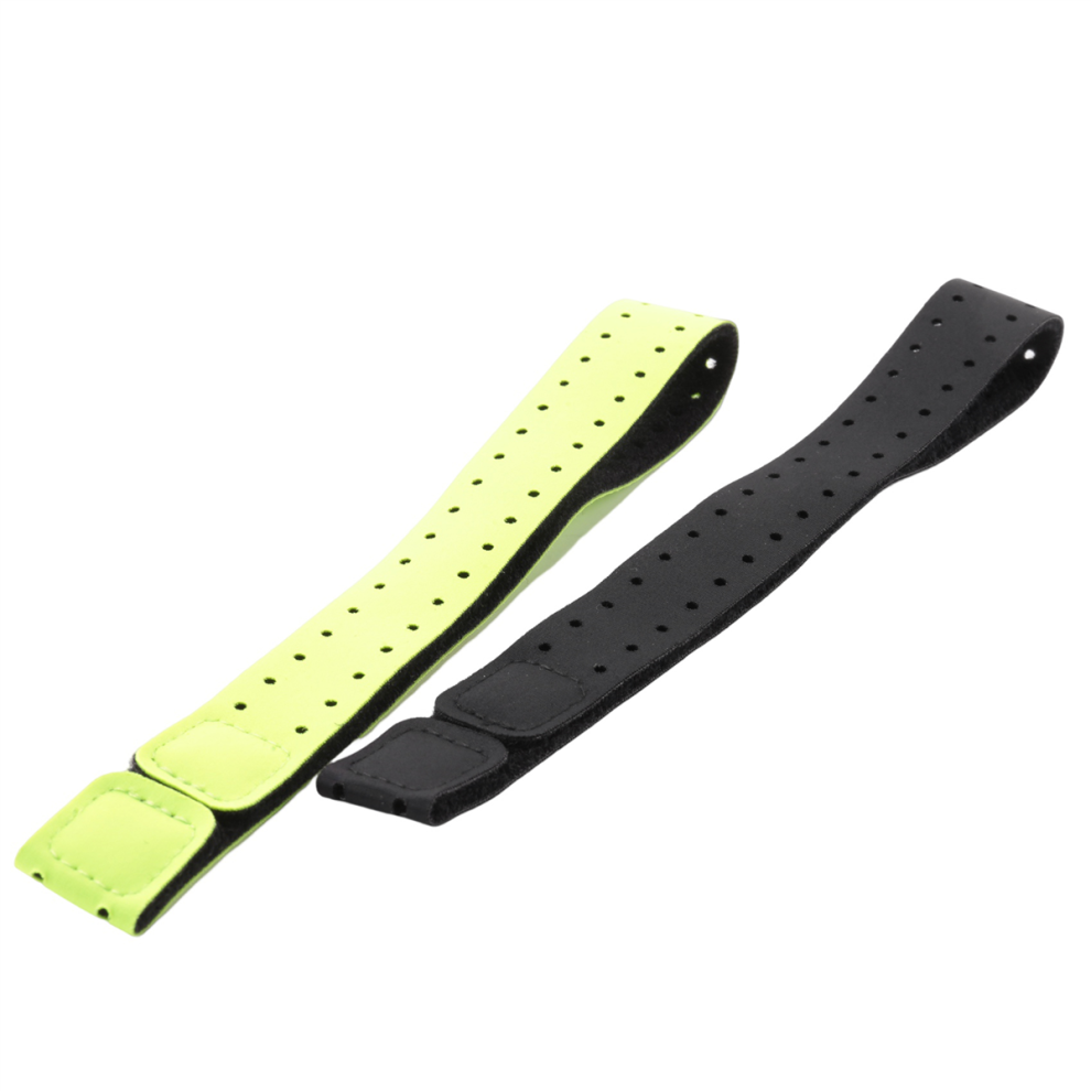 2Pcs Adjustable And Breathable Replacement Armband Soft Strap Band For Heart Rate Monitor - (Black+ Green) Green,Black 4852799913018