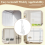 Valance Clips, Clear Plastic Clips for Blinds, Hidden Window Blind Horizontal (12 PCS) 8