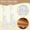 Valance Clips, Clear Plastic Clips for Blinds, Hidden Window Blind Horizontal (12 PCS) 4